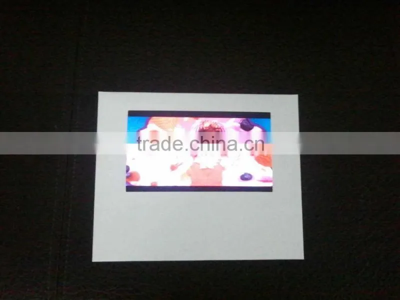 2015 popular lcd pharmaceutical video brochure card
