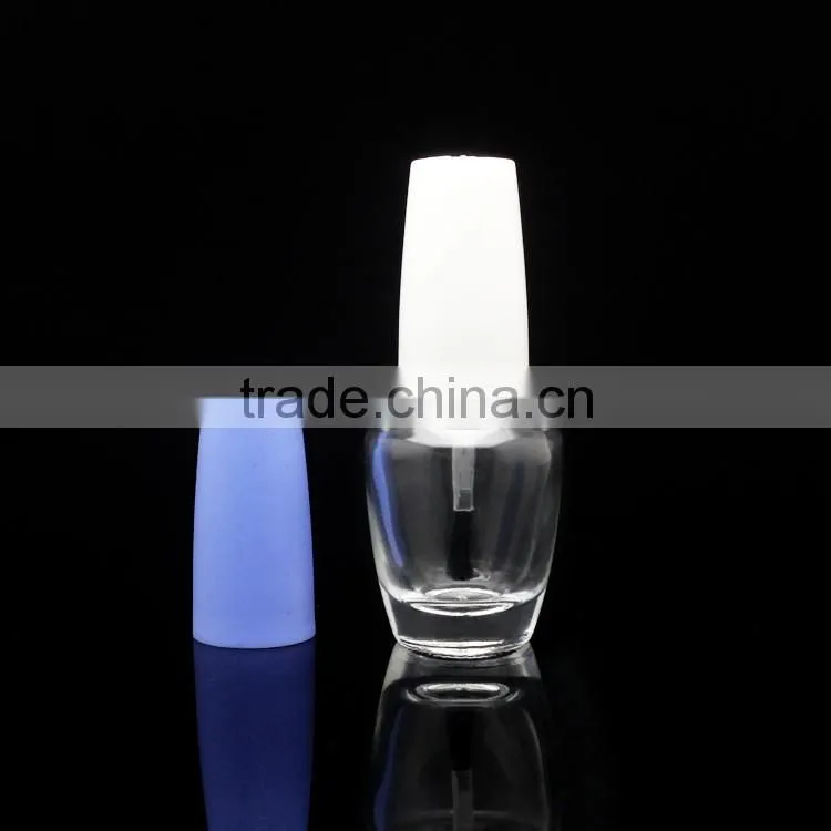15ml small nail polish glass packing clear nail polish bottle