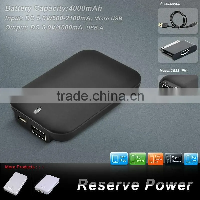 fast charger 4000mAh power bank for digital product