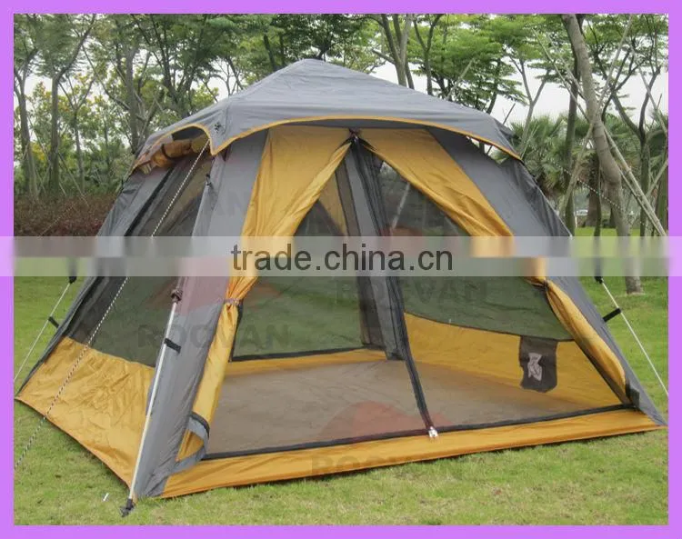 Good style waterproof 3 season double layer 4 person military tent