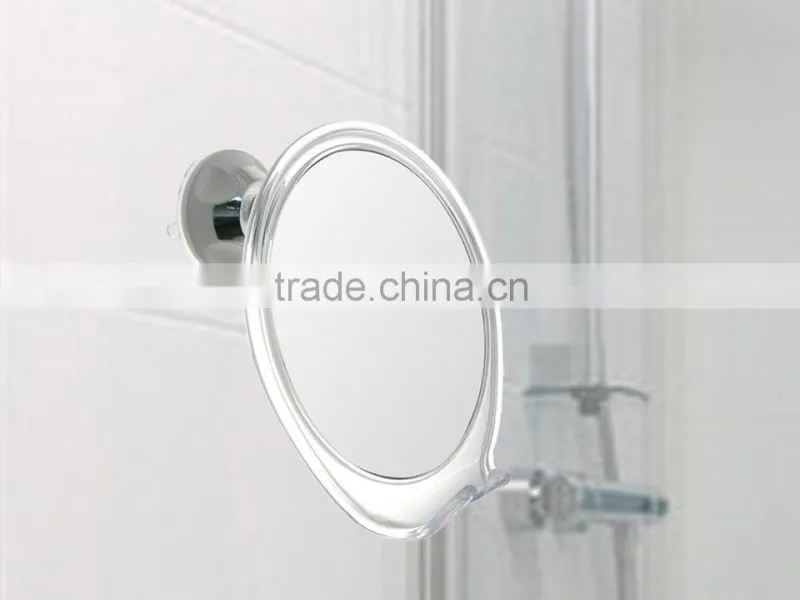 mirror wall mounted transparent bathroom makeup mirror