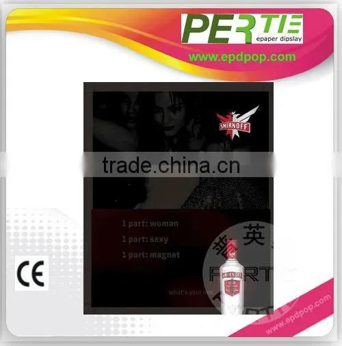mobilephone holder for display in acryl epaper display for indoor advertisement