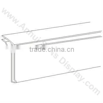 plastic supermarket pvc label holder