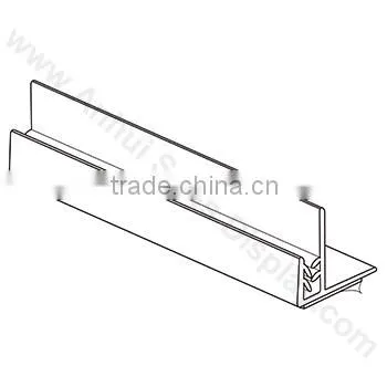 popularity shelf supermarket PVC sign holder