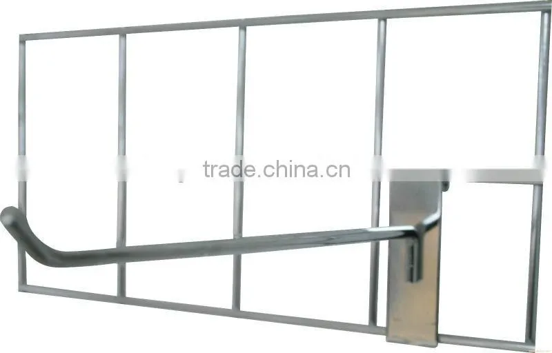 Metal supermarket shelf