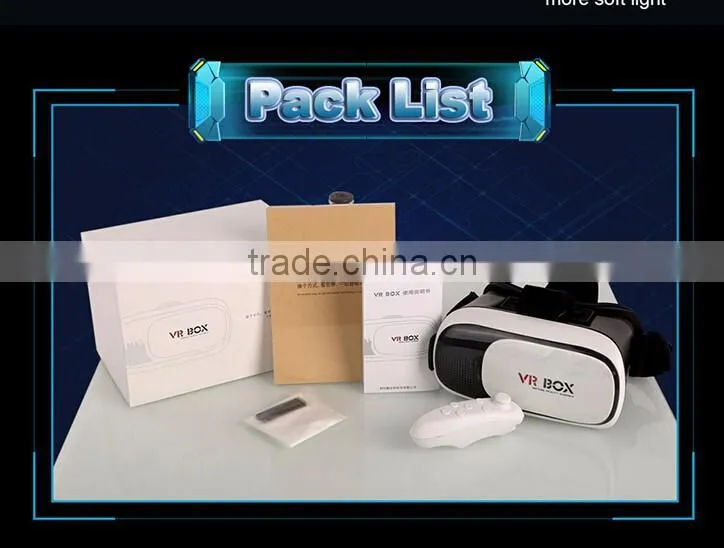 2016 New Design Portable 3D VR Glasses Virtual Reality Headset HY-002 for Mobile Phone