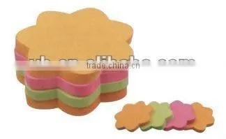 New design flower adhesive pad with 100 sheets