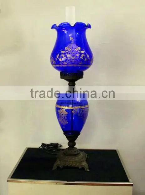 Classcial Antique Hand Blown Glass Table Light Table lamp