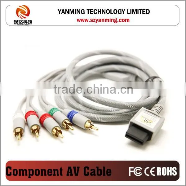 Component AV Cable for Nintendo Wii Wii U to TV HDTV Audio Video