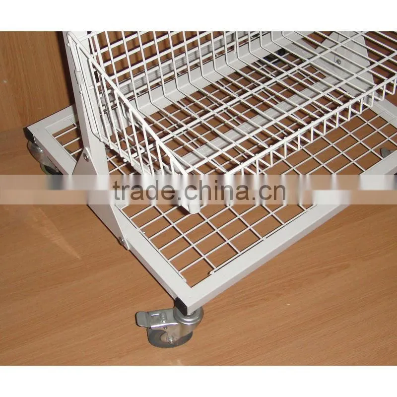 universal double sided metal rack stand