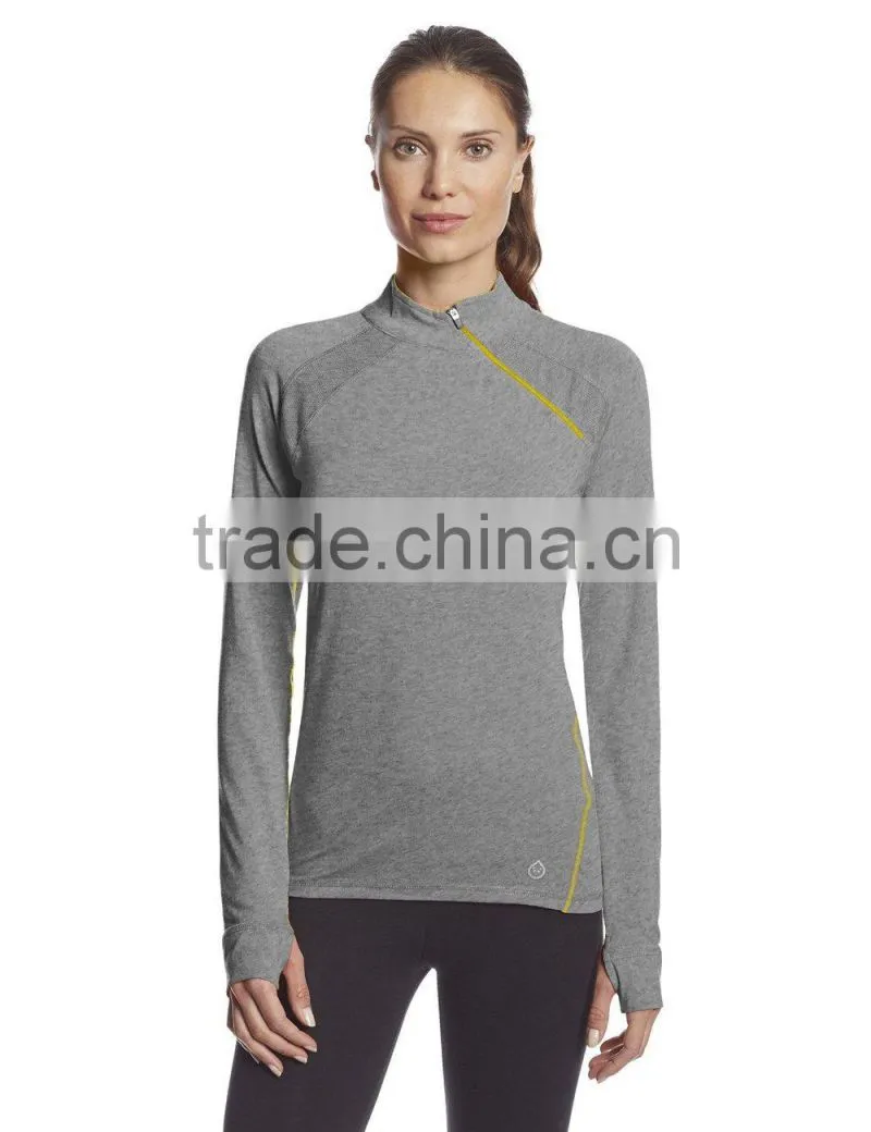 women dry fit nylon fitness jacket