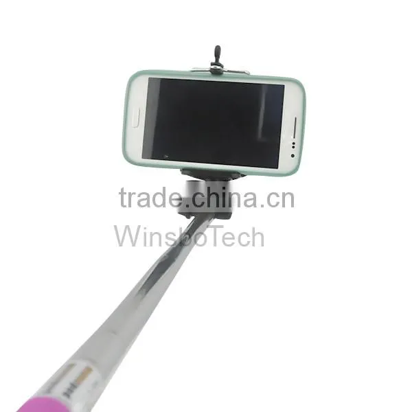 wireless mobile phone holder selfie stick with remote