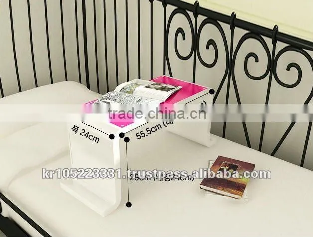 Modern notebook table, children table, over bed table