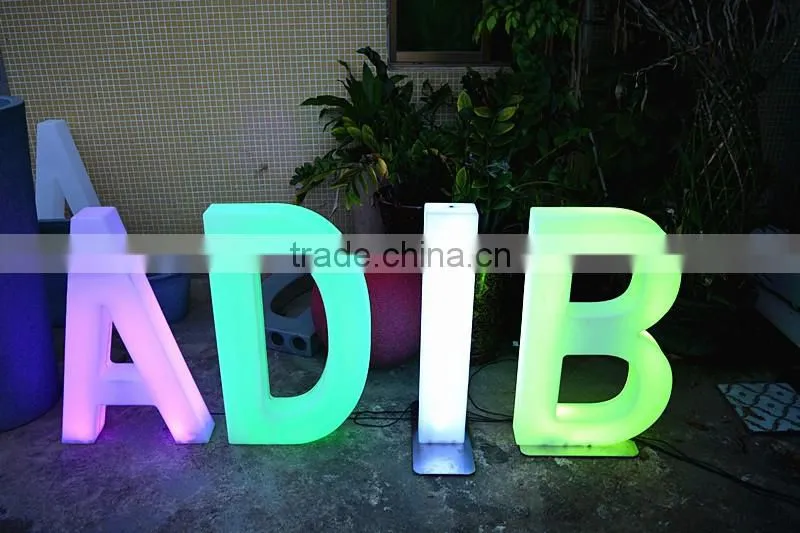 Wedding marquee decoration letters light or led letter light