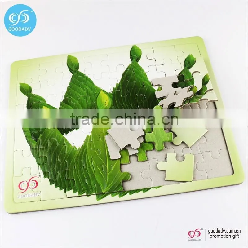 Factory direct selling printed 3d jigsaw puzzle paper puzzle for games