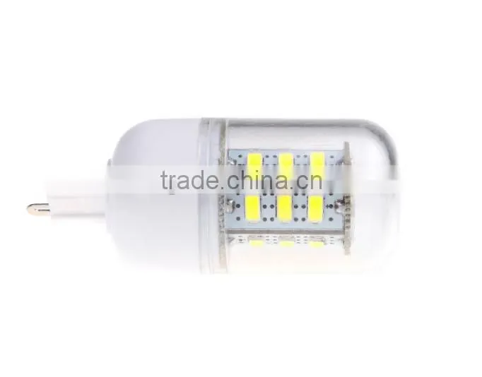 High Luminous 220V G9 Socket 12W 24 5730 SMD LED Corn Light Bulb Lamp White Light and Warm White Light