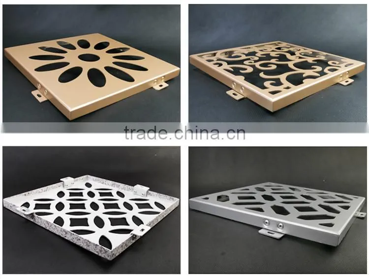 Good corrosion resistance 300*300mm relief panel used for balcony