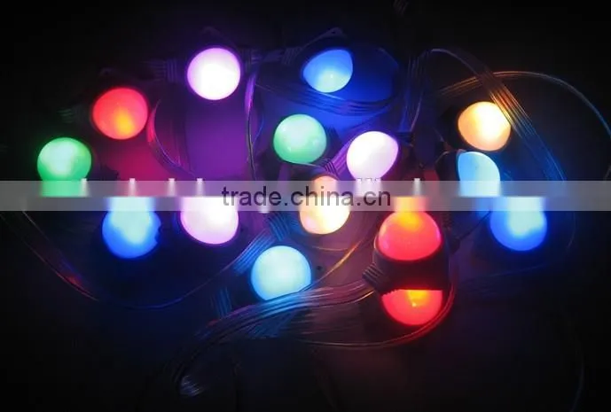 LED point light,beam angle:180 used for outside decoration lighting,size:50*50mm,DC24V,power1w,external-controlled,IP65 .