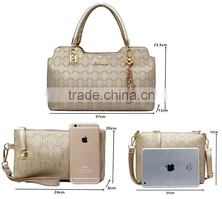 Lady fashion designer PU high quality handbag OEM women's custom hand bag wholesale