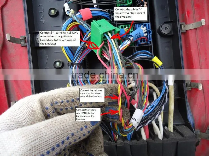 Original Truck Adblue Emulator Box 8 in 1 with Nox Sensor for Mercedes MAN Scania Iveco DAF Volvo Renault and Ford
