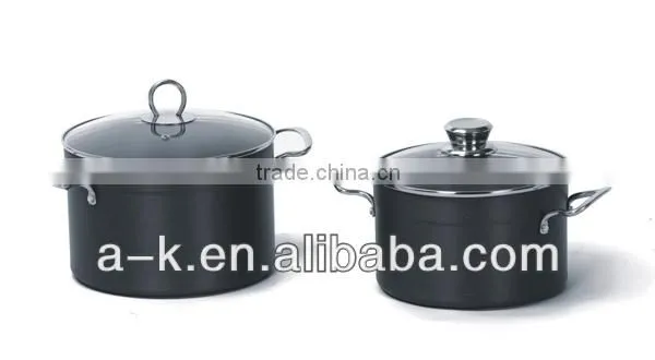 Aluminum coooking pot aluminium pot with lid