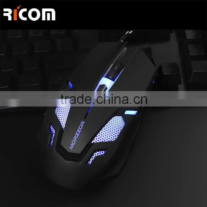 Ricom 6D 7C Magnetic braided Cord drivers usb 6d gaming mouse for keyboard gaming for gaming pc case--GM13--Shenzhen Ricom