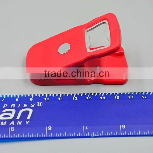 Professional Multi-functional Bottle Opener Clip, Magnetic Clip