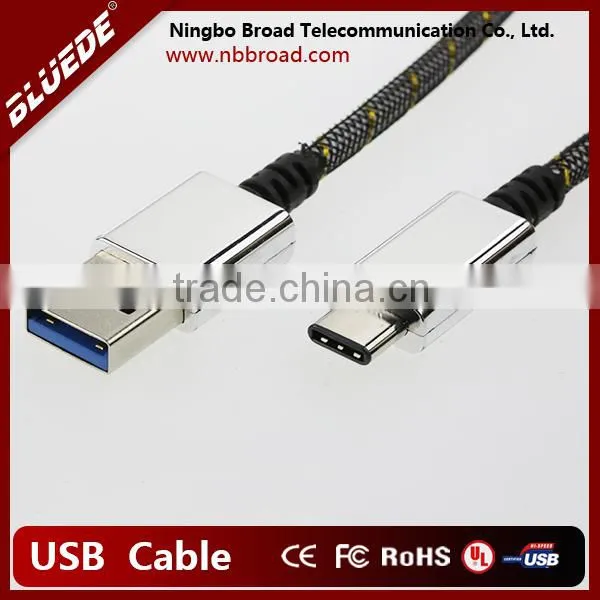 Fast Data Sync Charge Cable 1M factory price usb 3.1 type c cable