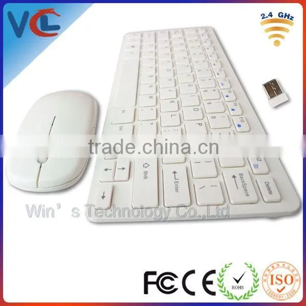 White wireless mouse and keyboard combo from 10 years experiences factory