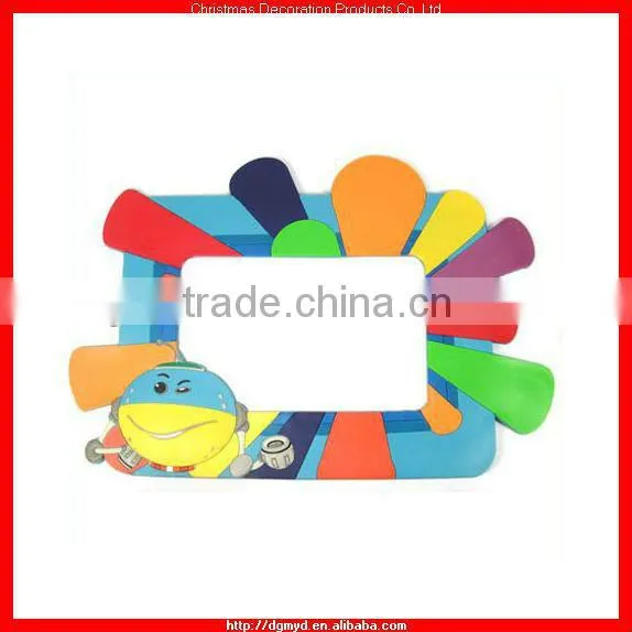 Cake shape 3D soft PVC photo frame for Best Friends (MYD-PF1548)