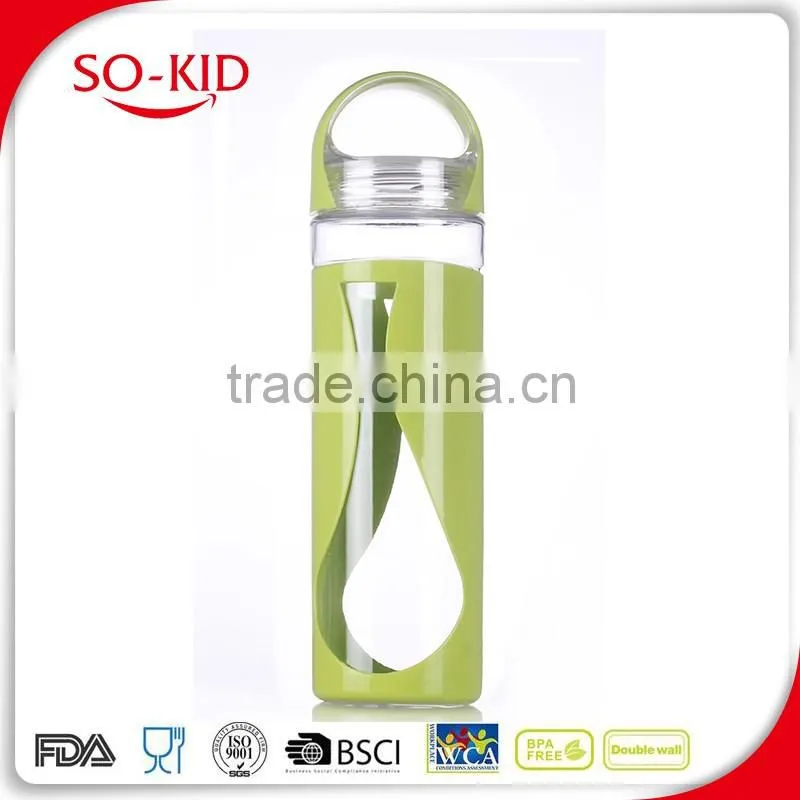 Colorful New Design Health Customized Logo Glass Bottle