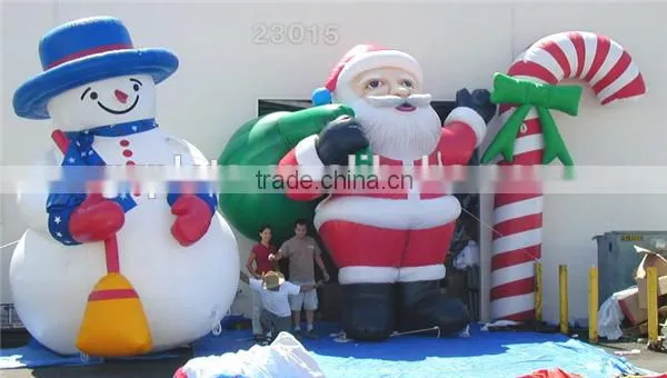 Large Christmas decor inflatable Santa Claus, christmas inflatable model