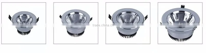 Cob Ac85-265V 20w roundcob led downlight/ceiling led lamp