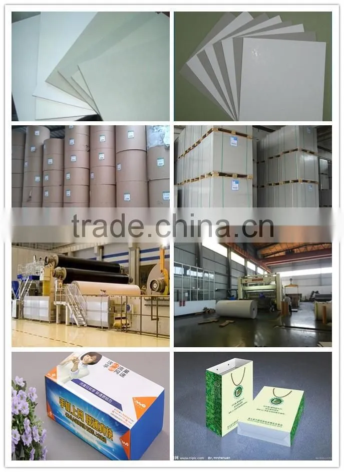 2016 certificated duplex board paper in cheap price with good quality