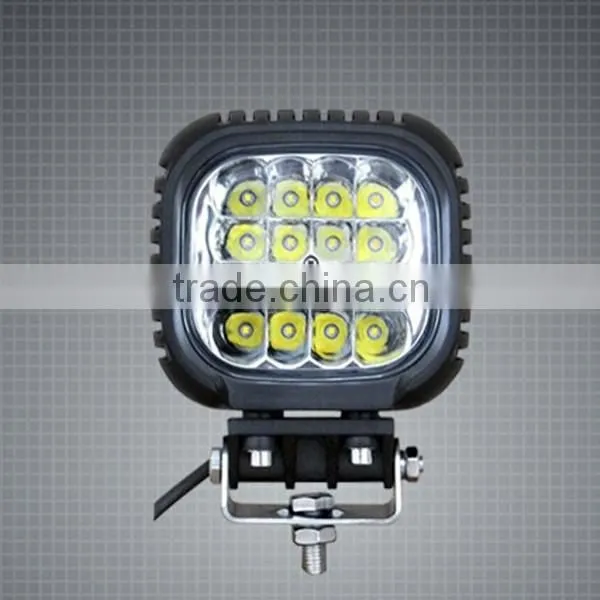 best Gold trade supplier of work light, High Power 48W square offroad LED Work Light car led work light