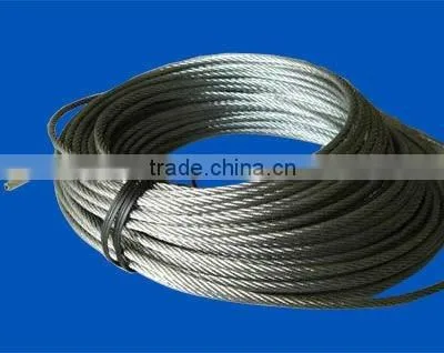 stainless steel standard wire rope