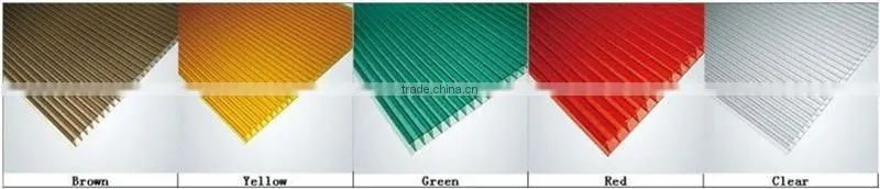 foshan tonon supply 10 years warranty multiwall polycarbonate sheet with high qulaity made in China (TN1803)