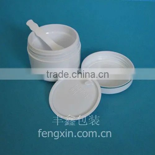 300ml white face film cream jar with different colors