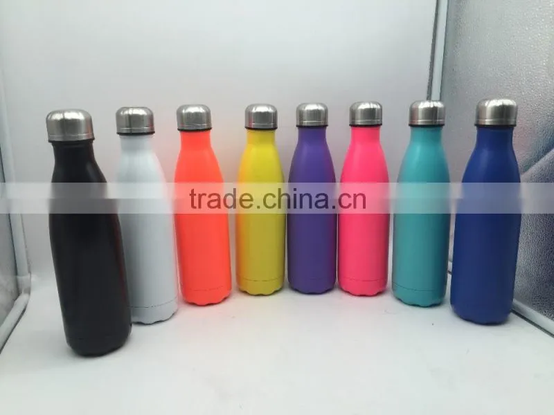 Stainless steel bottle/painting insulated bottle/ vacuum water drinking bottle