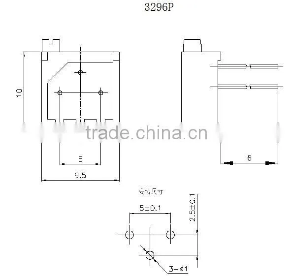 3296P B50K Linear trimmer b503 potentiometer