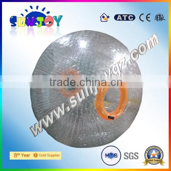2016 new products PVC TPU inflatable water costume roll inside ball suit