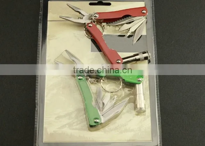 OEM multi functional pliers with LED light two colors in stock