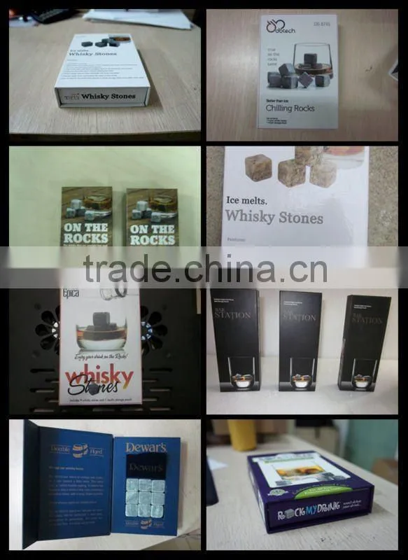 Standard packing 9 pcs stones chilling stones