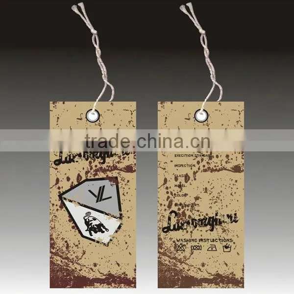 Bright uv printed hangtags