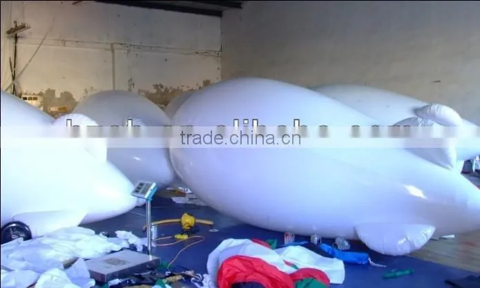 White Helium PVC Plane For Event Decoration
