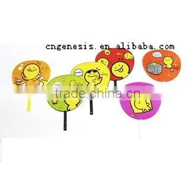 Promotional Folding Plastic Fans/ mini led fans