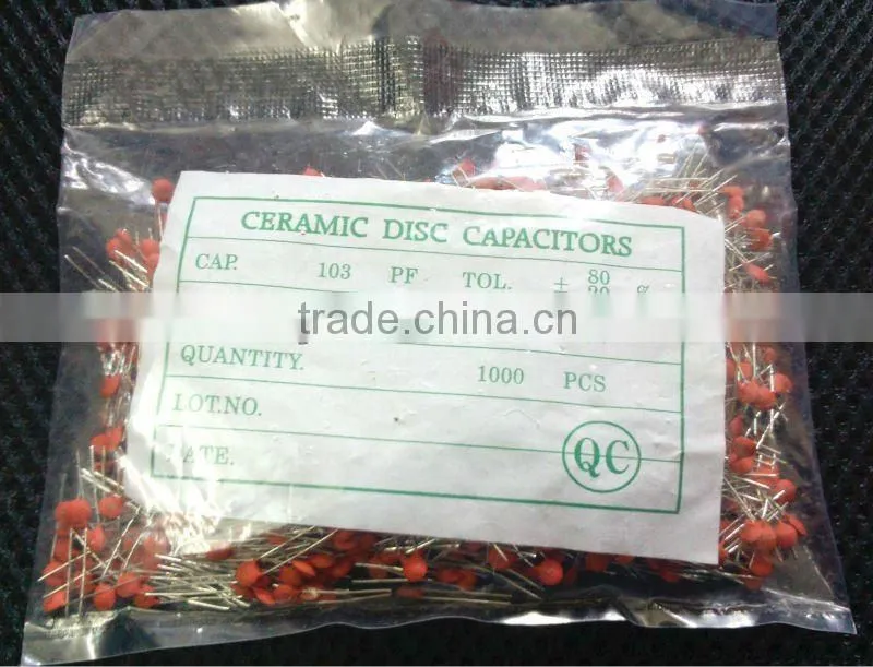 103 50V Yellow Ceramic Capacitor