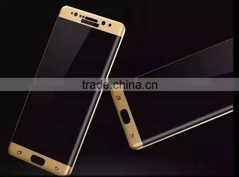 Manufacture Wholesale ! new 0.2mm 9H anti shock tempered glass cell phone screen protector for Samsung Galaxy S7 edge
