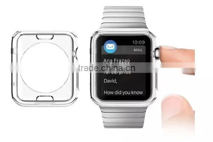 New Replacement eco-friendly phone durable clear tpu case for apple watch