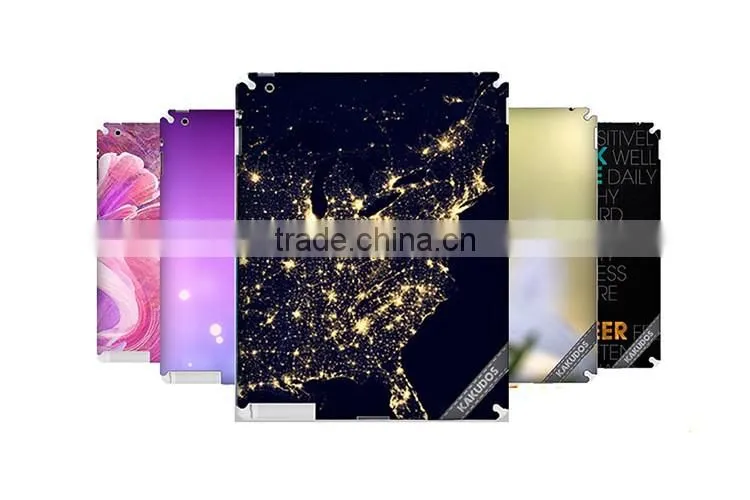 OEM removable customized decorative laptop skin sticker for ipad